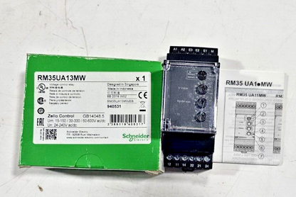 SCHNEIDER RM35UA13MW VOLTAGE CONTROL RELAY VOLTAGE 24-240VAC/DC