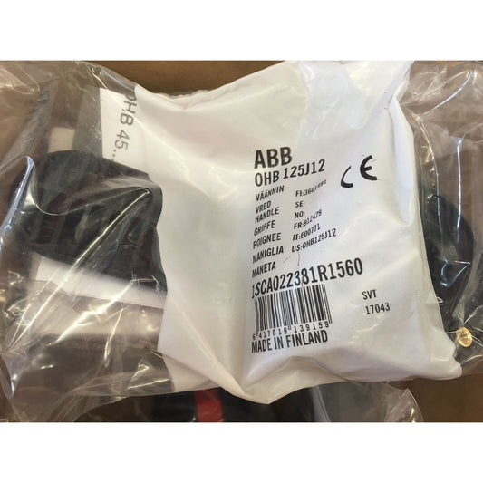 ABB OHB 125J12 Disconnect Switch, Made in Finland, Industrial Automation Part