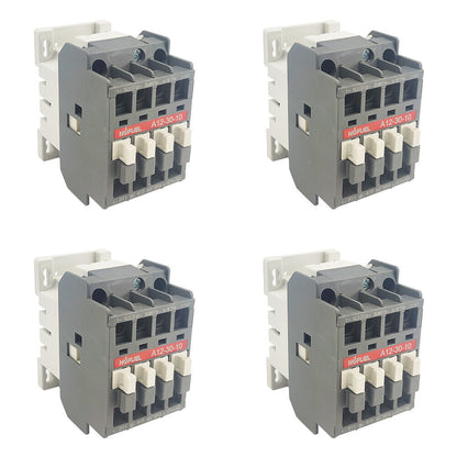 ABB A12-30-10 contactor, 4PCS, 480V coil, grey and white, for PLC automation, replace A12-30-10-51