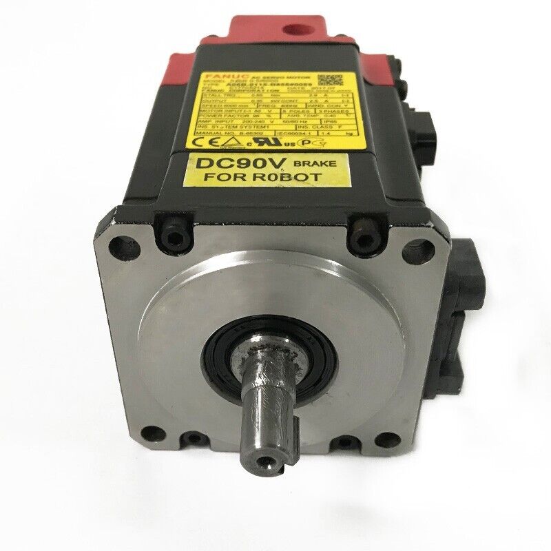 FANUC A06B-0115-B855#0059 Servo Motor, DC90V Brake for Robot, Industrial Automation Part