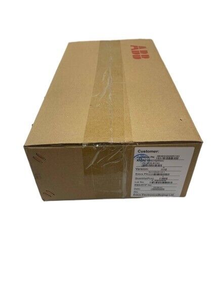 ABB PCD235B1101 Controller Module in cardboard box, industrial automation part.