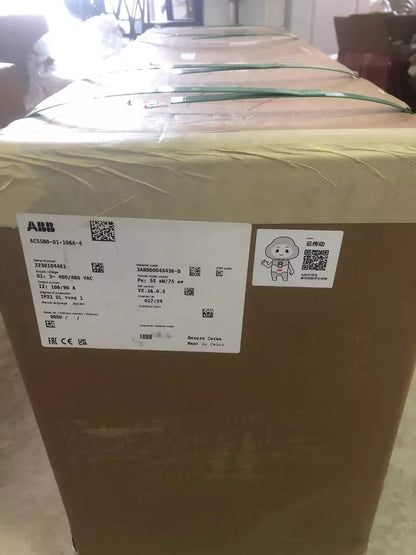 ABB ACS580-01-106A-4 frequency converter box, industrial automation part, Origin China, Fast Shipping