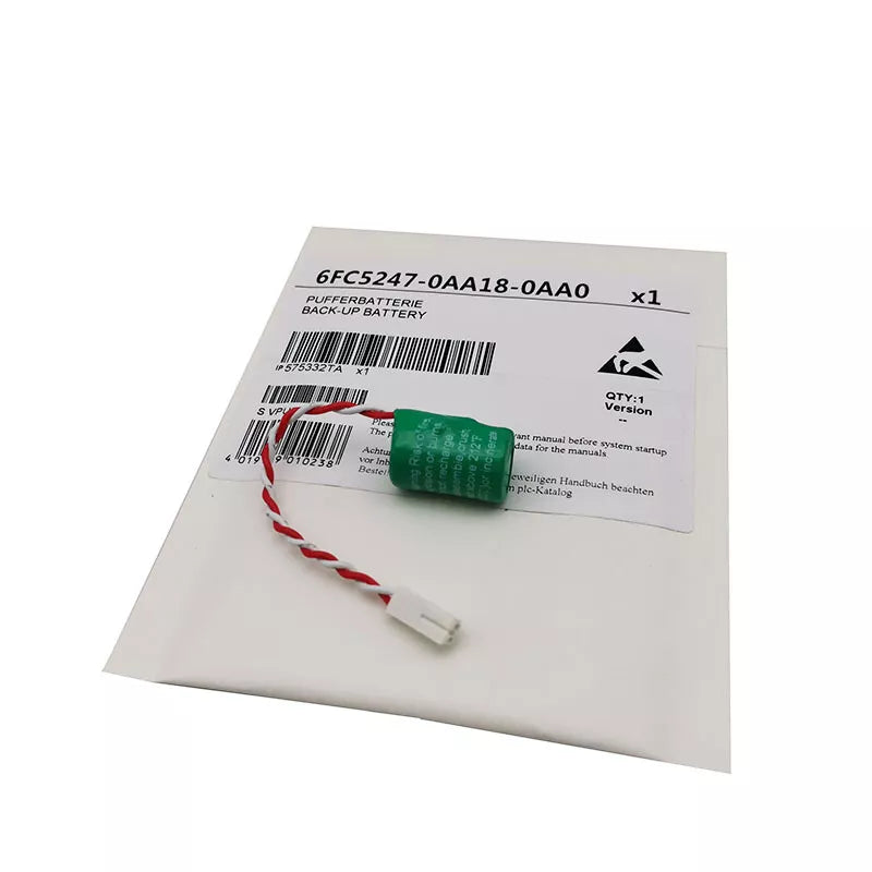 Siemens 6FC5247-0AA18-0AA0 SINUMERIK/SIMOTION Backup Battery with Connector