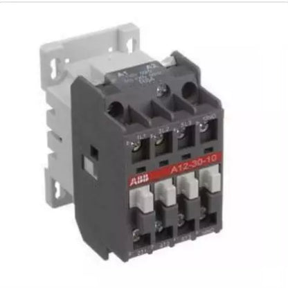 ABB A12-30-10 Contactor, grey and white industrial automation component, PLC part.